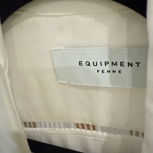 Equipment Cream Blouse